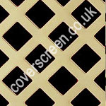 Solid Brass Diamond Hole Grille